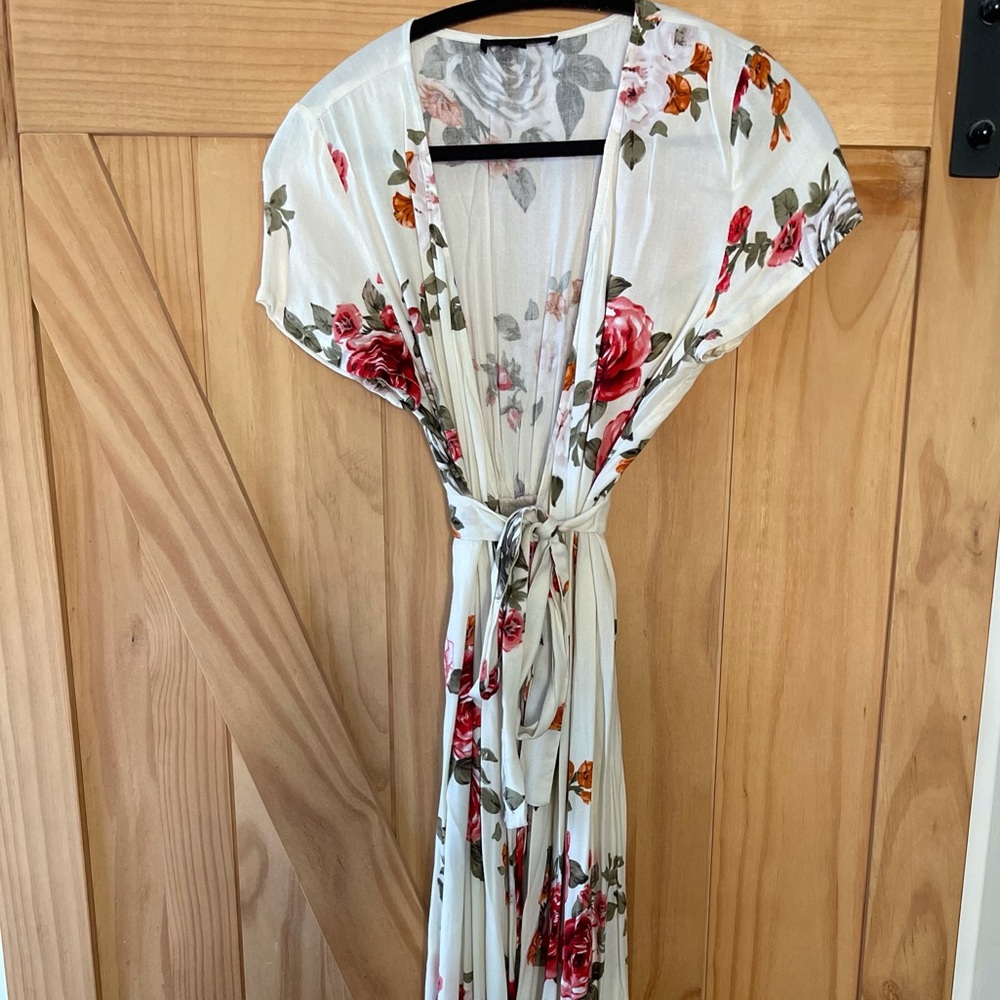 Vici Dolls Floral Wrap Maxi Dress- Worn Once